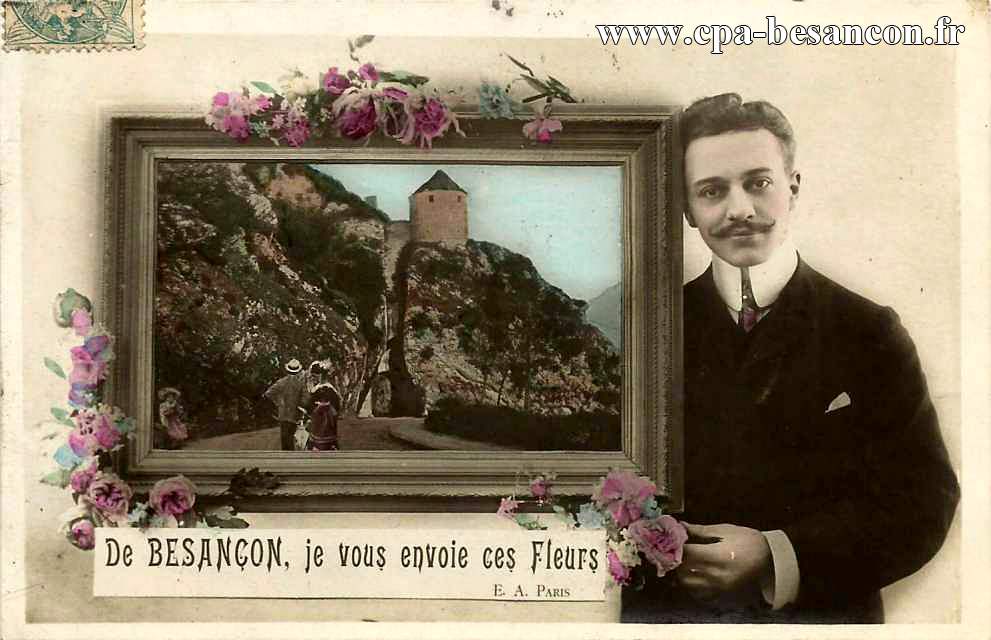 De BESANÇON, je vous envoie ces Fleurs